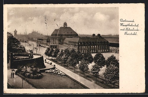 Dortmund gare centrale - dortmund,, avec