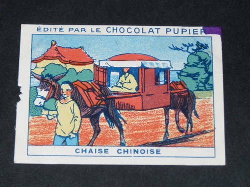 Chromo chocolat pupier - chromo,