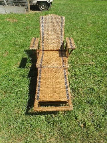 Chaises longues transat style - chaises,